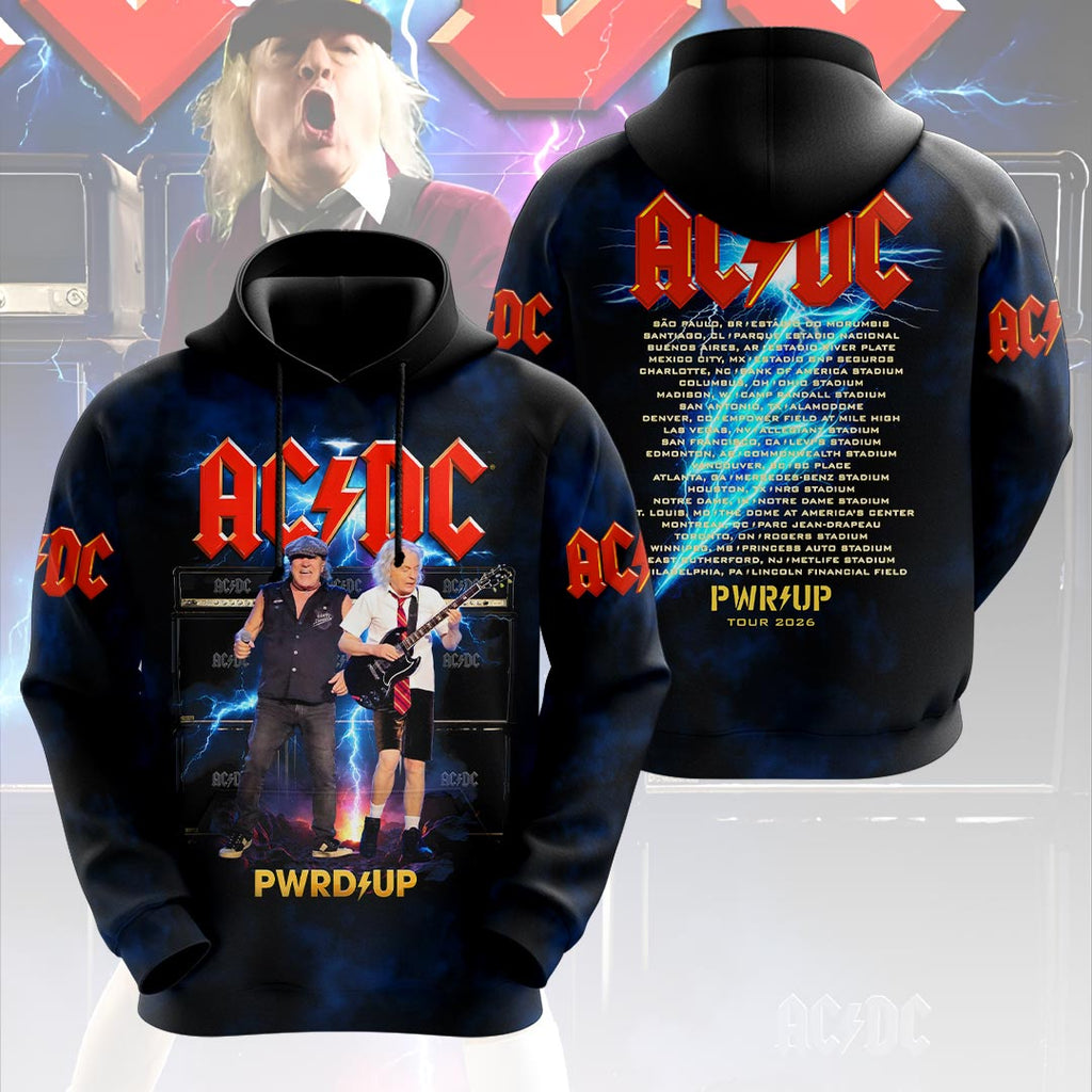 AC/DC World Tour 2026 3D Apparel – HOATT20120