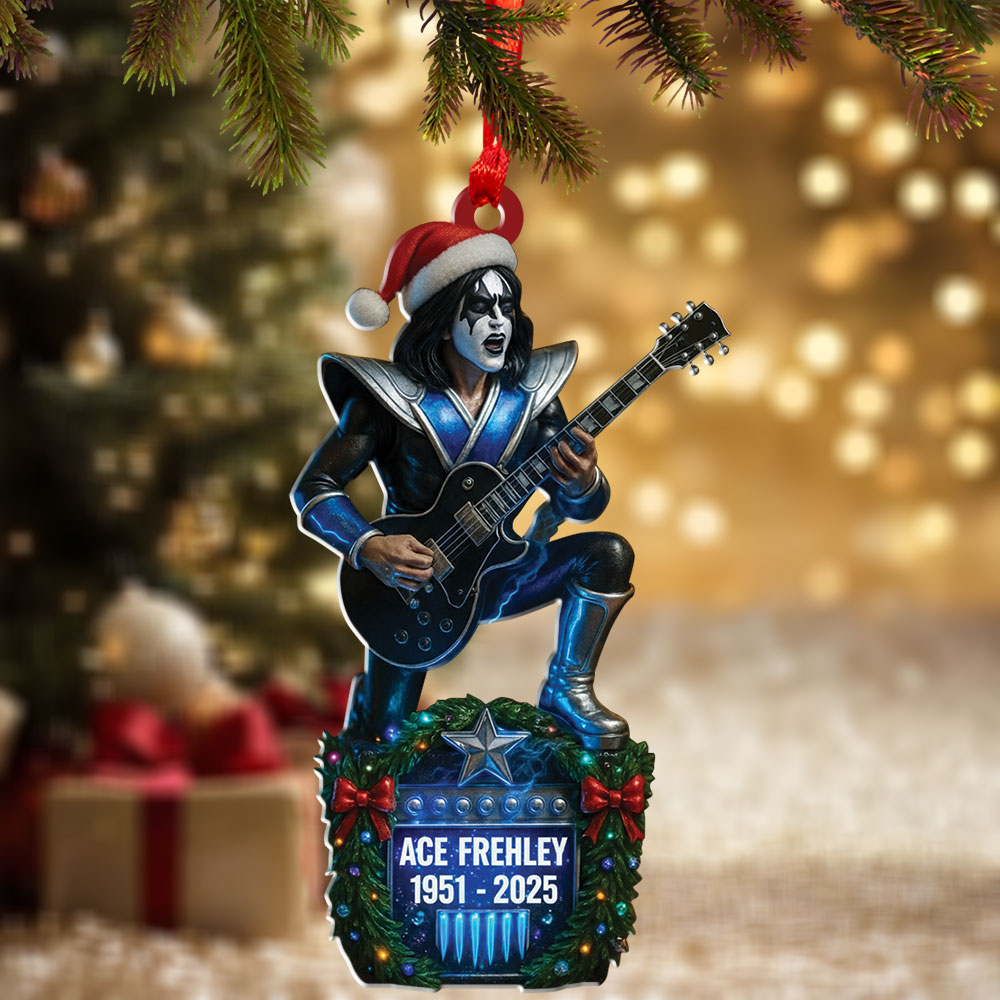 Ace Frehley Custom Shape 2-sided Acrylic Ornament – TMTHU1765