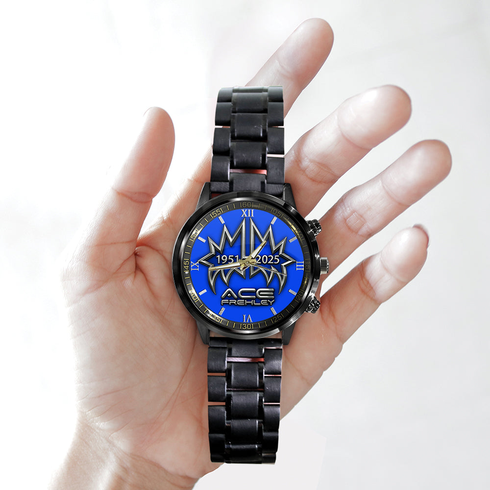 Ace Frehley Black Stainless Steel Watch – TMTHU1599