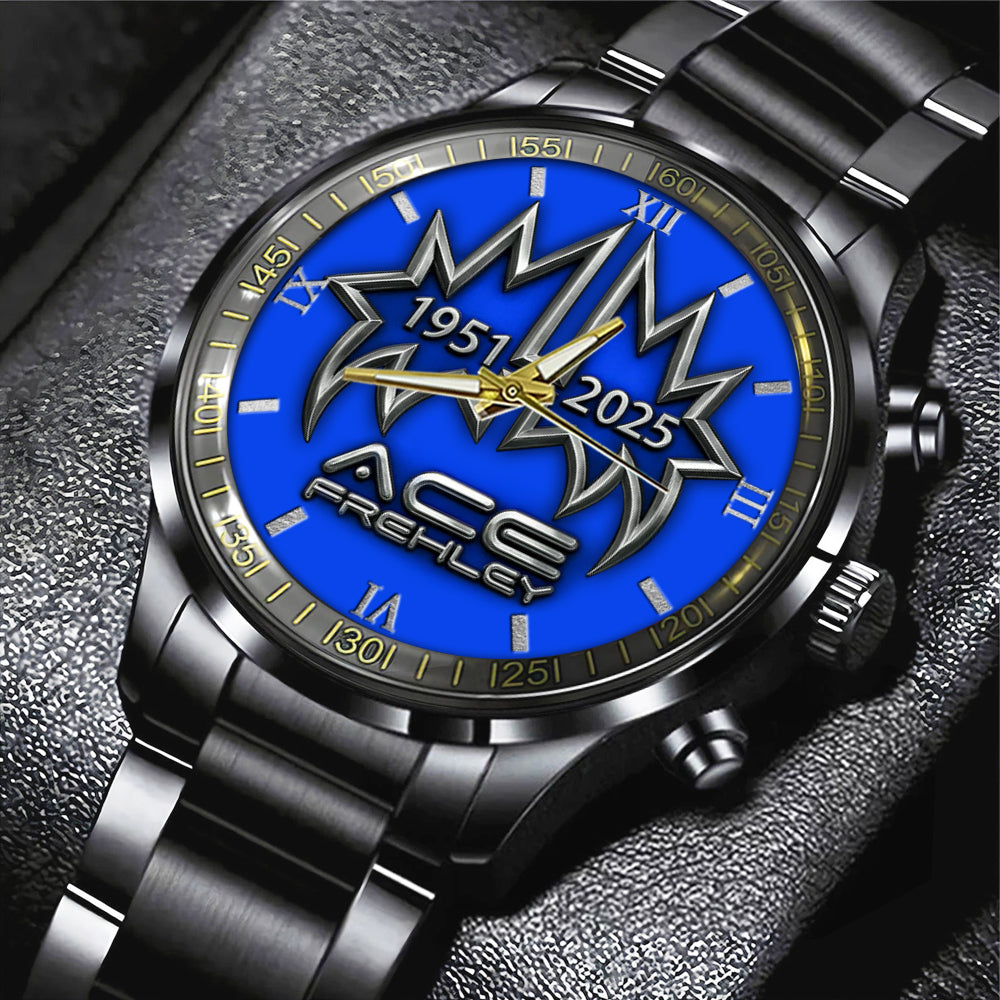 Ace Frehley Black Stainless Steel Watch – TMTHU1599