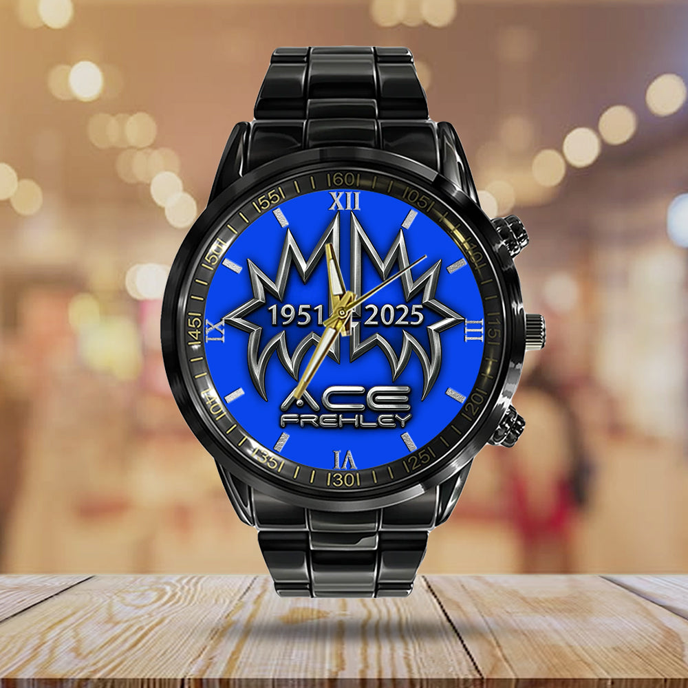 Ace Frehley Black Stainless Steel Watch – TMTHU1599