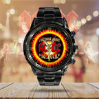 AC/DC Black Stainless Steel Watch – GNE 349