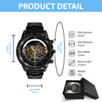AC/DC Black Stainless Steel Watch – GNE 351