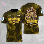 AEK FC Super League Stoiximan Champions 25 26 3D Apparel Hoodie