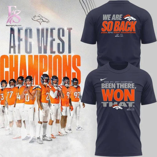 AFC West Champions Denver Broncos Shirt