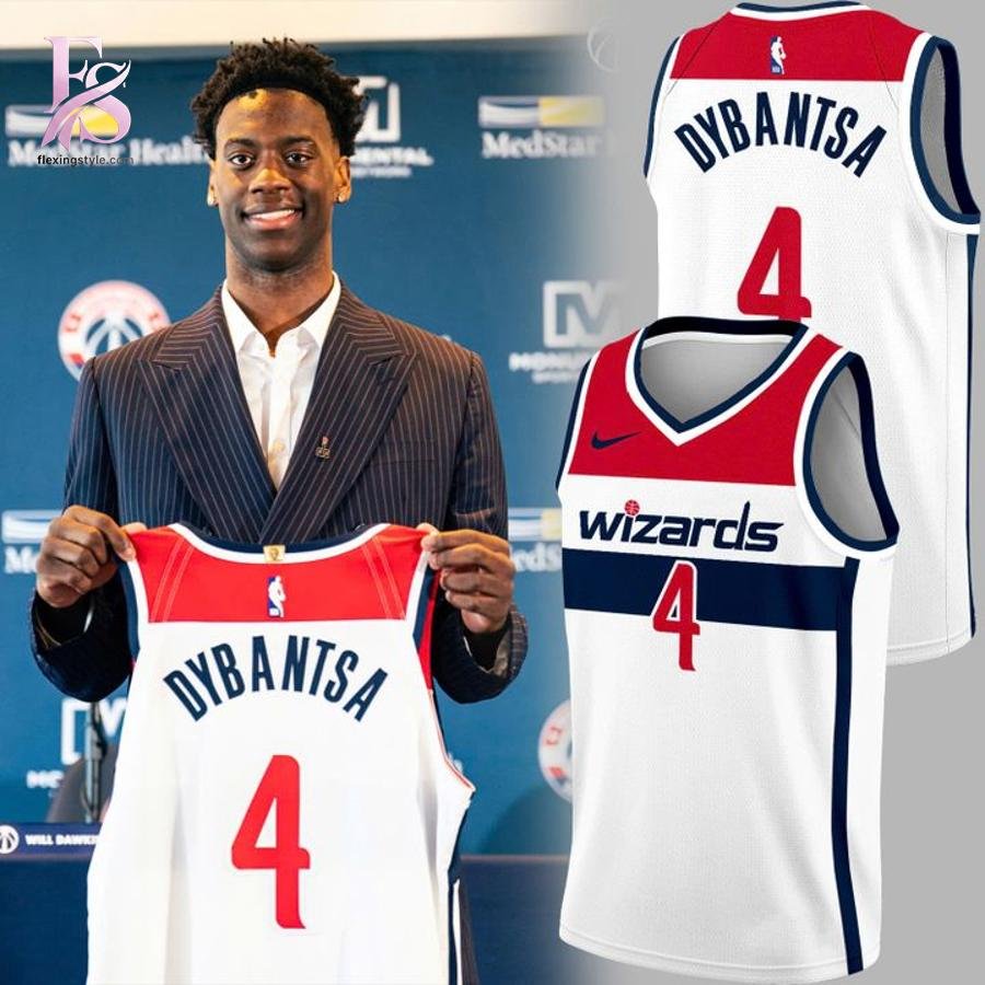 AJ Dybantsa Washington Wizards Basketball Jersey
