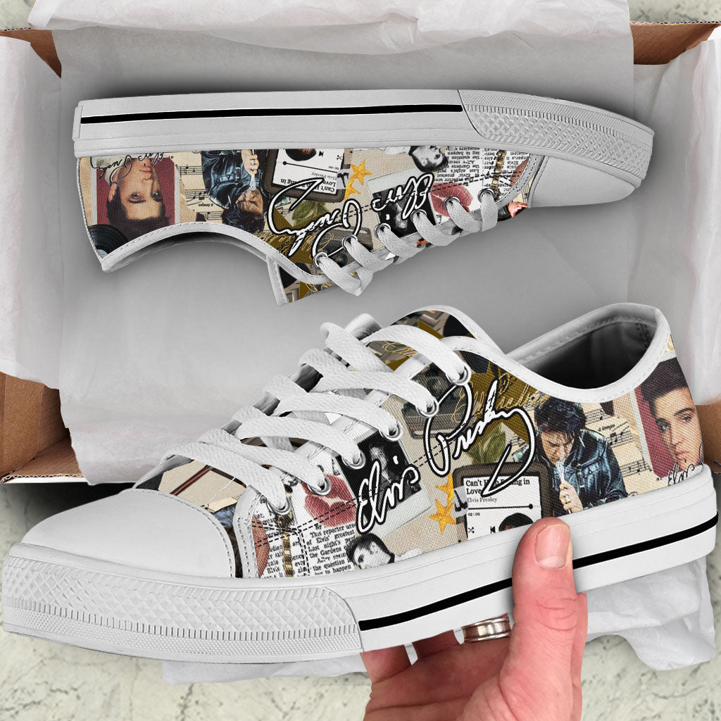 Elvis Presley Low Top Canvas Shoes – ANHNV 2096