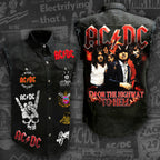 AC/DC 3D Lightweight Sleeveless Denim Shirt – ANHNV 3005