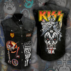 KISS 3D Lightweight Sleeveless Denim Shirt – ANHNV 3006