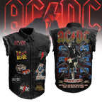 AC/DC 3D Lightweight Sleeveless Denim Shirt – ANHNV 3024