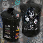 KISS 3D Lightweight Sleeveless Denim Shirt – ANHNV 3064