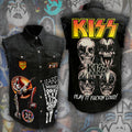 KISS 3D Lightweight Sleeveless Denim Shirt – ANHNV 3126