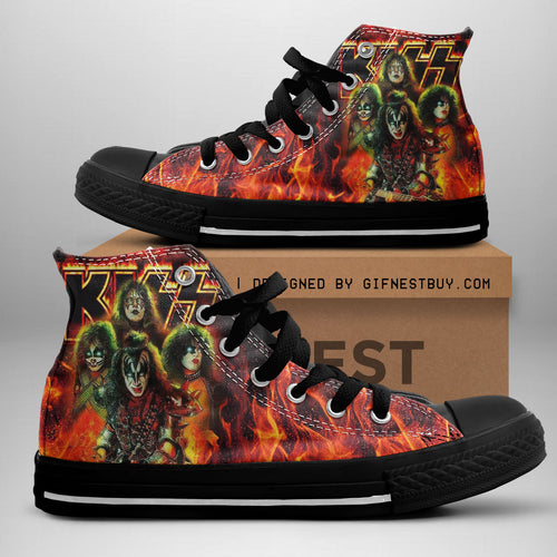 KISS High Top Canvas Shoes – ANHNV 3374