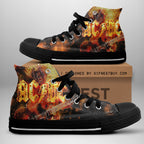 AC/DC High Top Canvas Shoes – ANHNV 3363