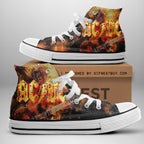 AC/DC High Top Canvas Shoes – ANHNV 3363