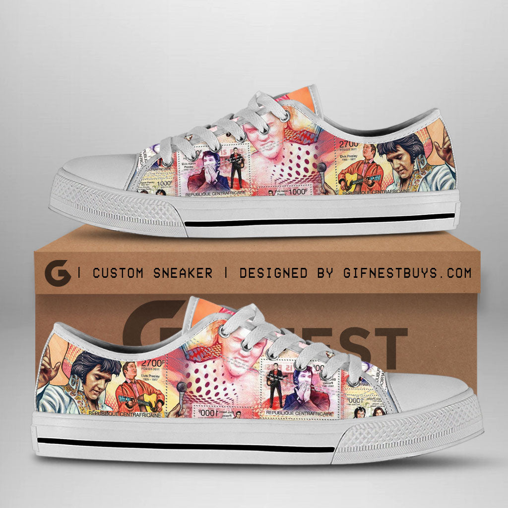 Elvis Presley Low Top Canvas Shoes – ANHNV 3869