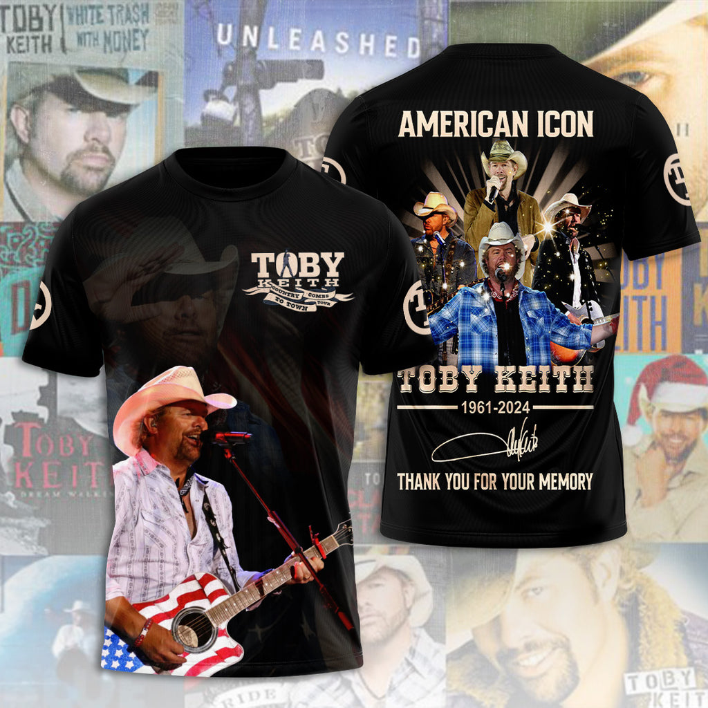 Toby Keith 3D Apparel – ANHNV 5161