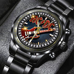 AC/DC Black Stainless Steel Watch – ANHNV 9382