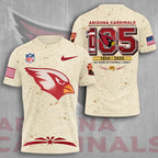 Arizona Cardinals 105 Years Anniversary 3D Apparel – TMTHU724