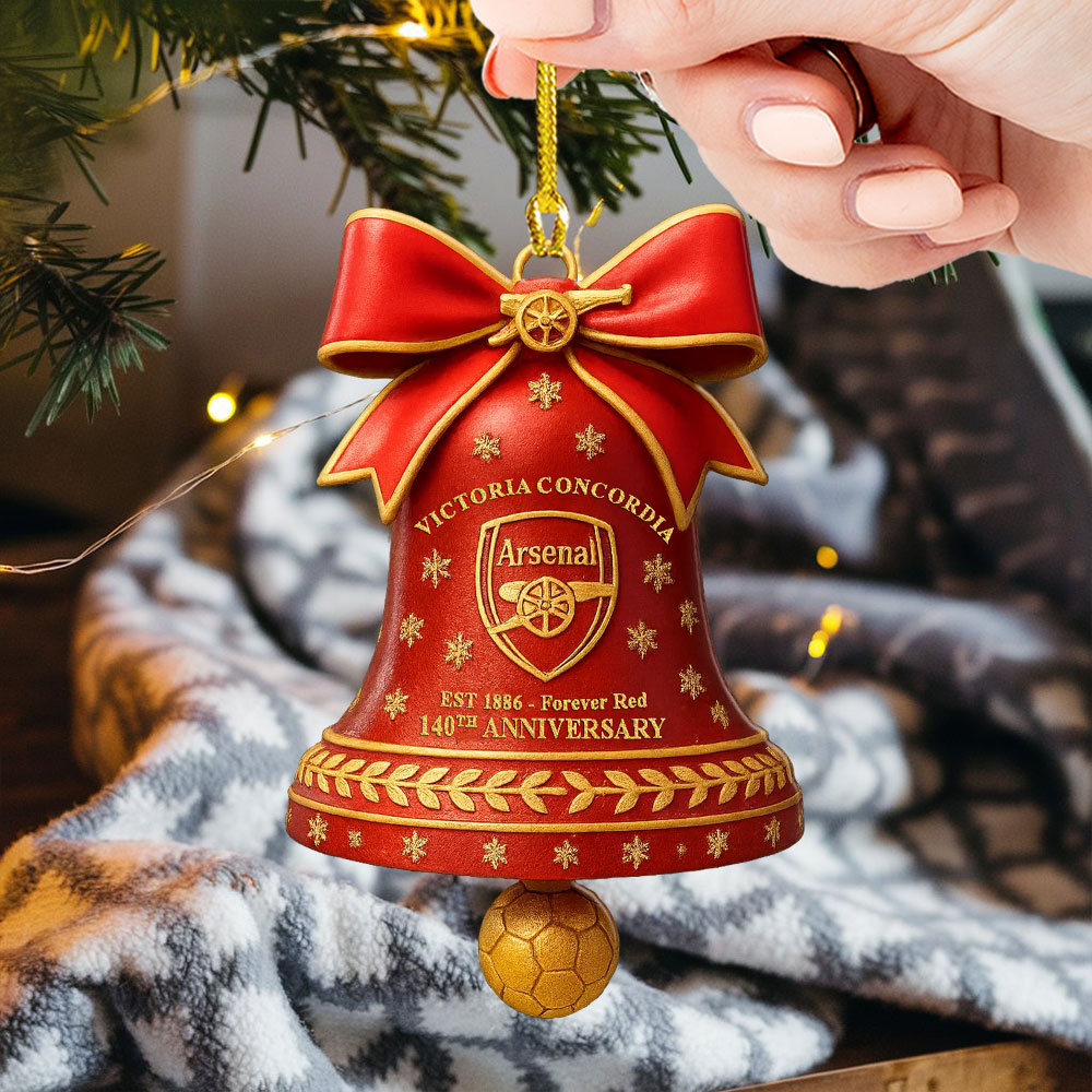 Arsenal FC Custom Shape 2-sided Acrylic Ornament – TMTHU2093