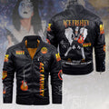 Ace Frehley 2D Leather Yellow Fleece Jacket – HOATT14852