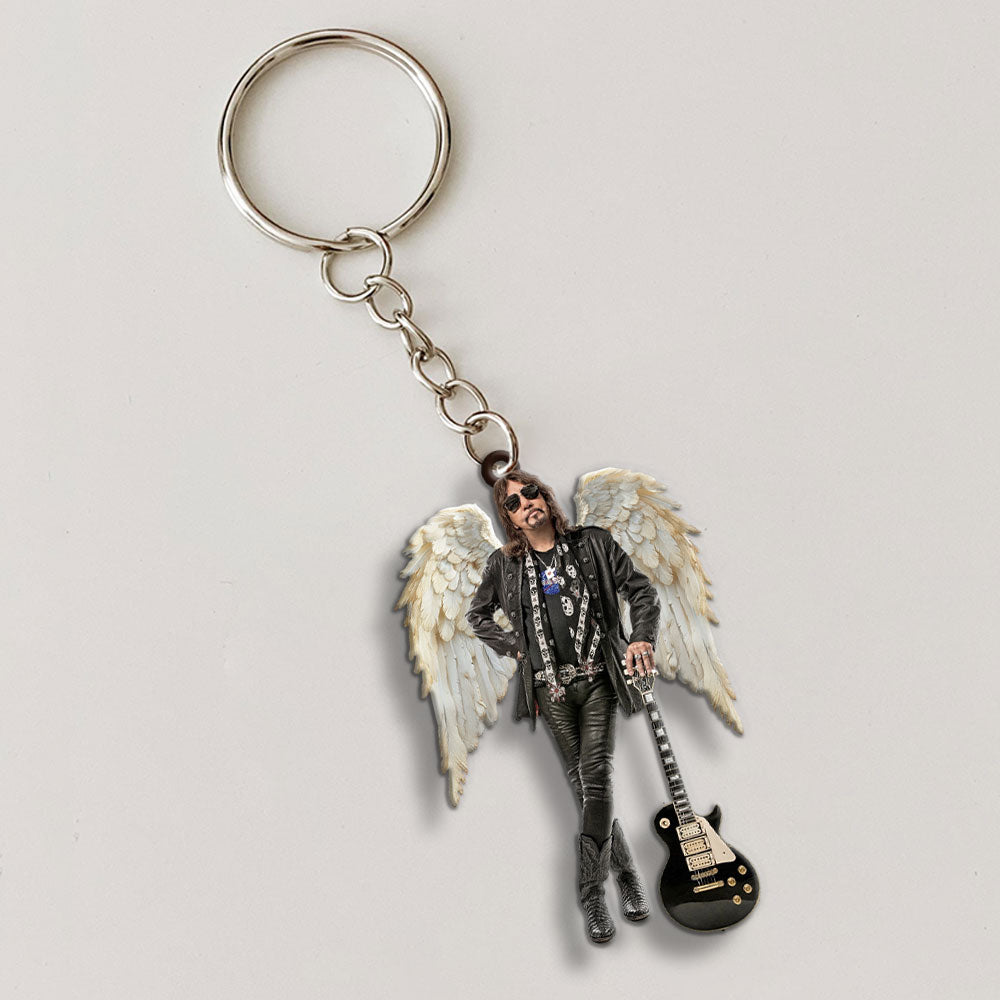 Ace Frehley Custom Shape 2-sided Keychain – MAITM13462