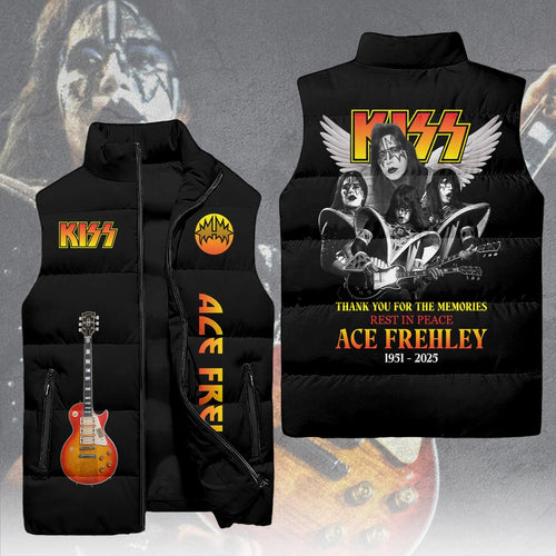 Ace Frehley 3D Sleeveless Down Jacket – HOATT15073