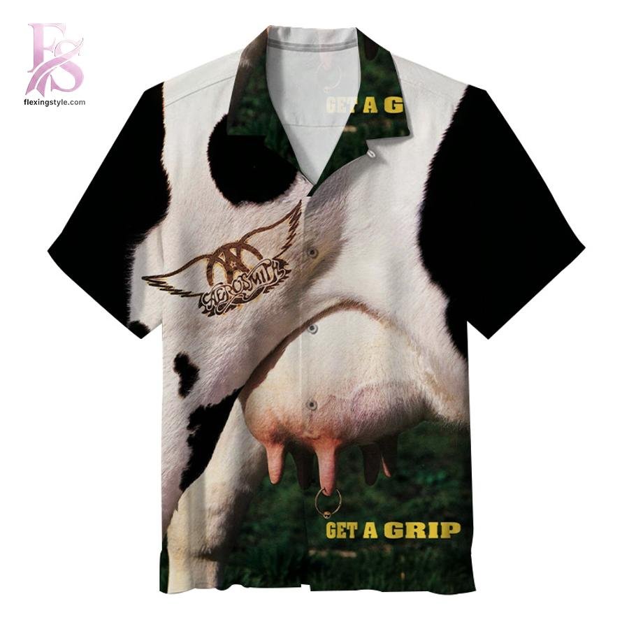 Aerosmith Get a Grip Album Hawaiian Shirt
