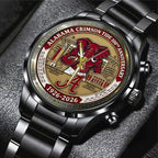 Alabama Crimson Tide Football 100th Anniversary 2026 Black Stainless Steel Watch – TANTN21313