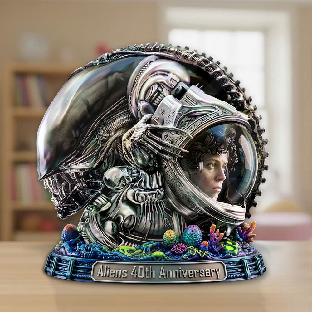 Aliens 40th Anniversary 2026 Custom Shape Acrylic Plaque – TMTHU5185