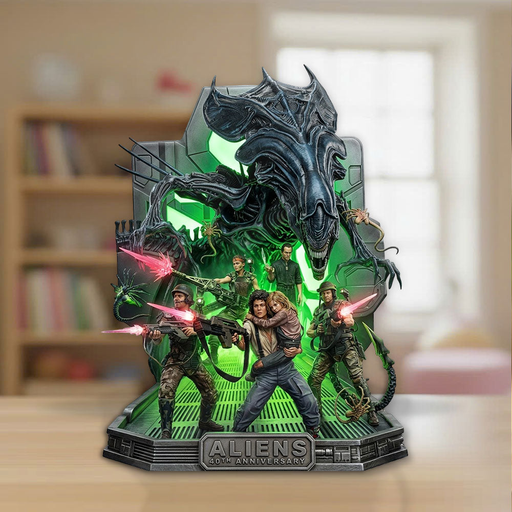Aliens 40th Anniversary 2026 Custom Shape Acrylic Plaque – TMTHU5294