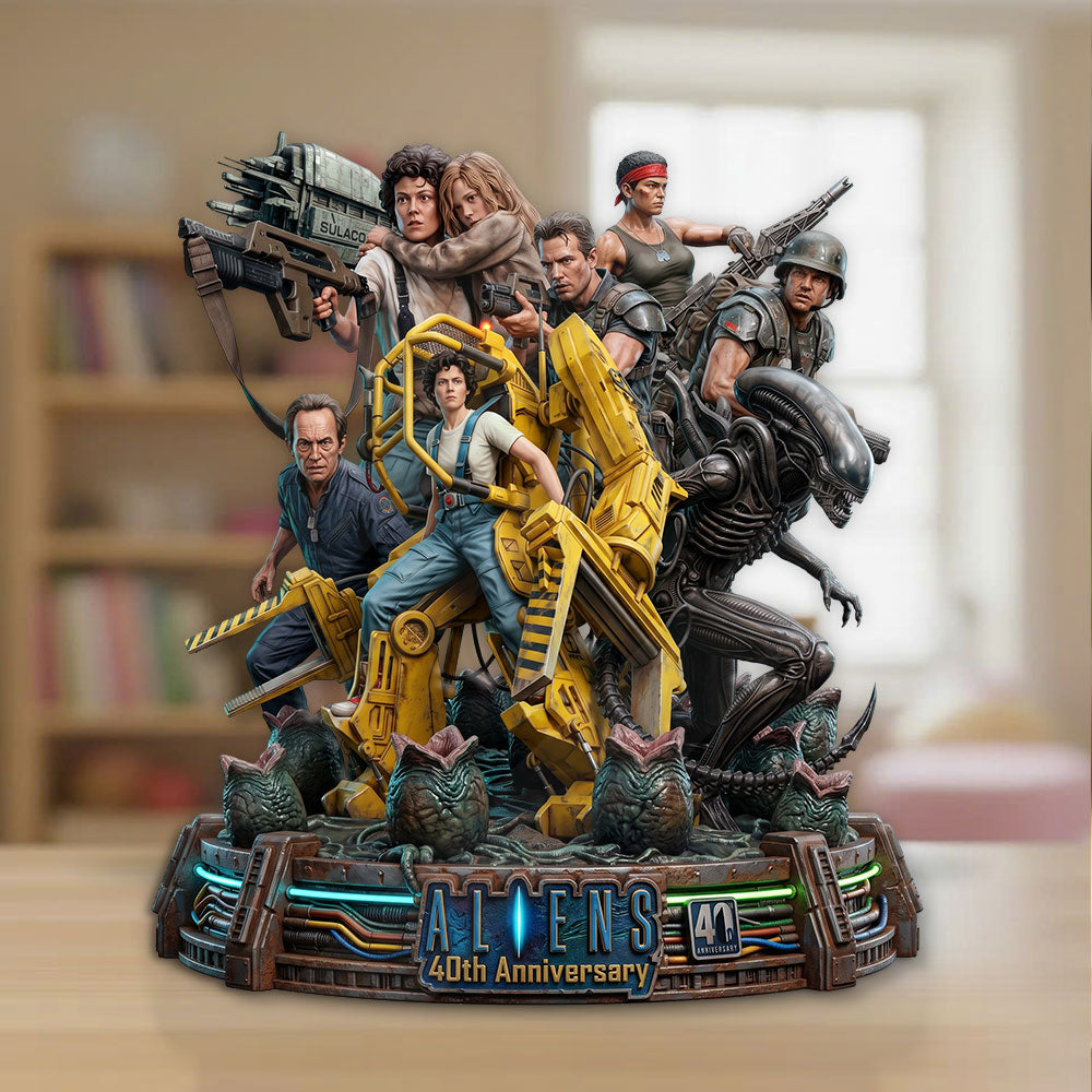 Aliens 40th Anniversary 2026 Custom Shape Acrylic Plaque – TMTHU6079