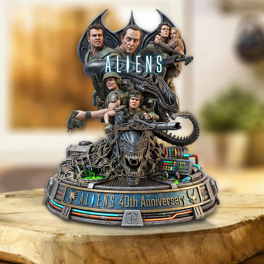 Aliens 40th Anniversary 2026 Custom Shape Acrylic Plaque – TMTHU6080