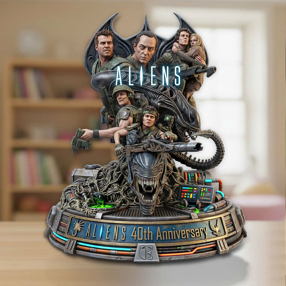 Aliens 40th Anniversary 2026 Custom Shape Acrylic Plaque – TMTHU6080