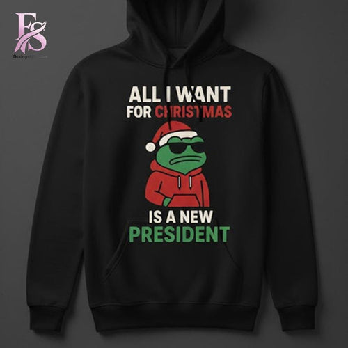 All I Want For Christmas is A New President Frog Shirt