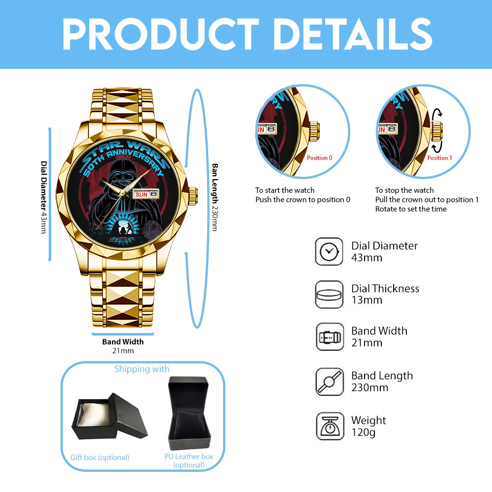 Star Wars Alloy Luxury Quartz Watch – GNE6224