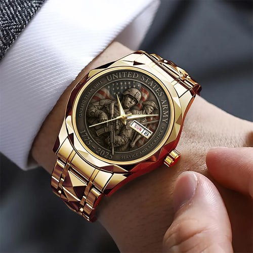 US Army Alloy Luxury Quartz Watch – TMTHU1194