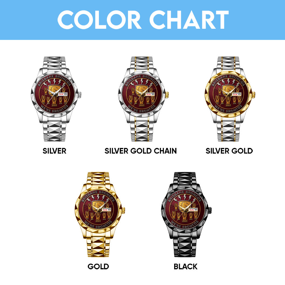 Brisbane Broncos Alloy Luxury Quartz Watch – TMTHU1289