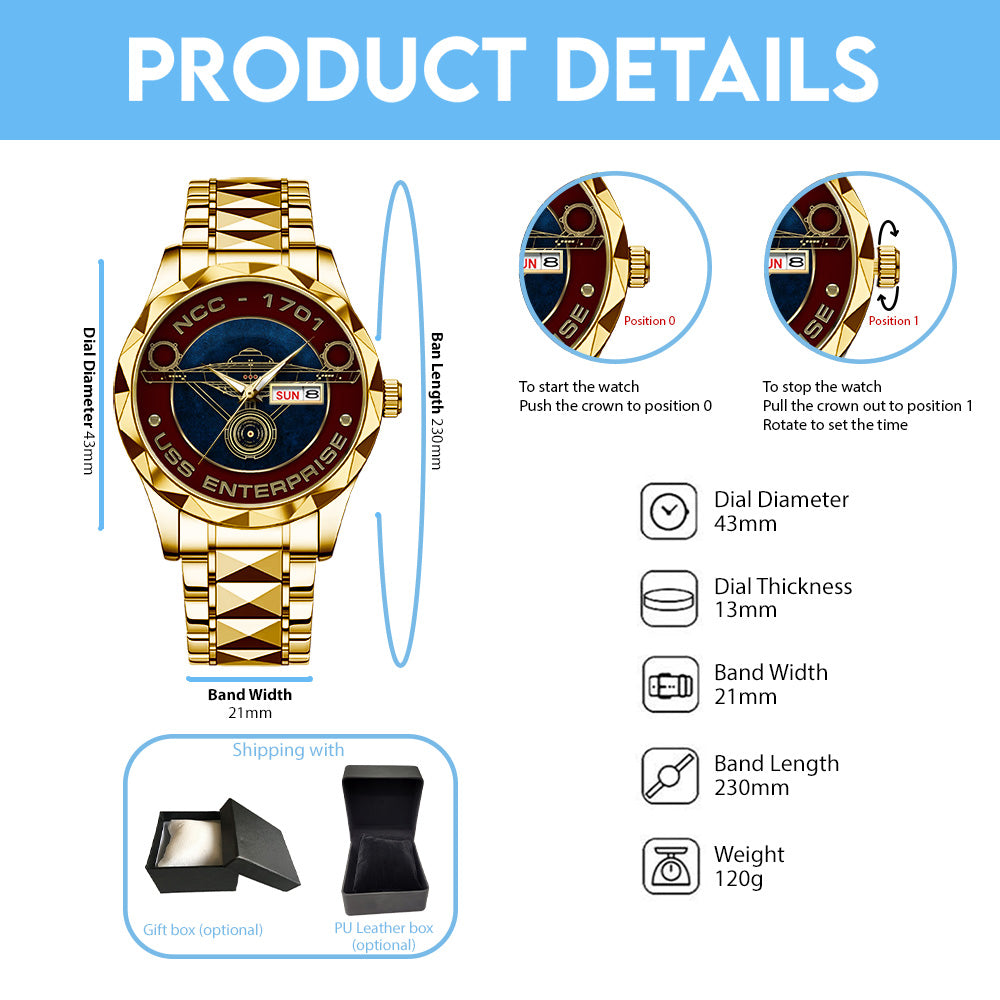 Star Trek Alloy Luxury Quartz Watch – TMTHU1410