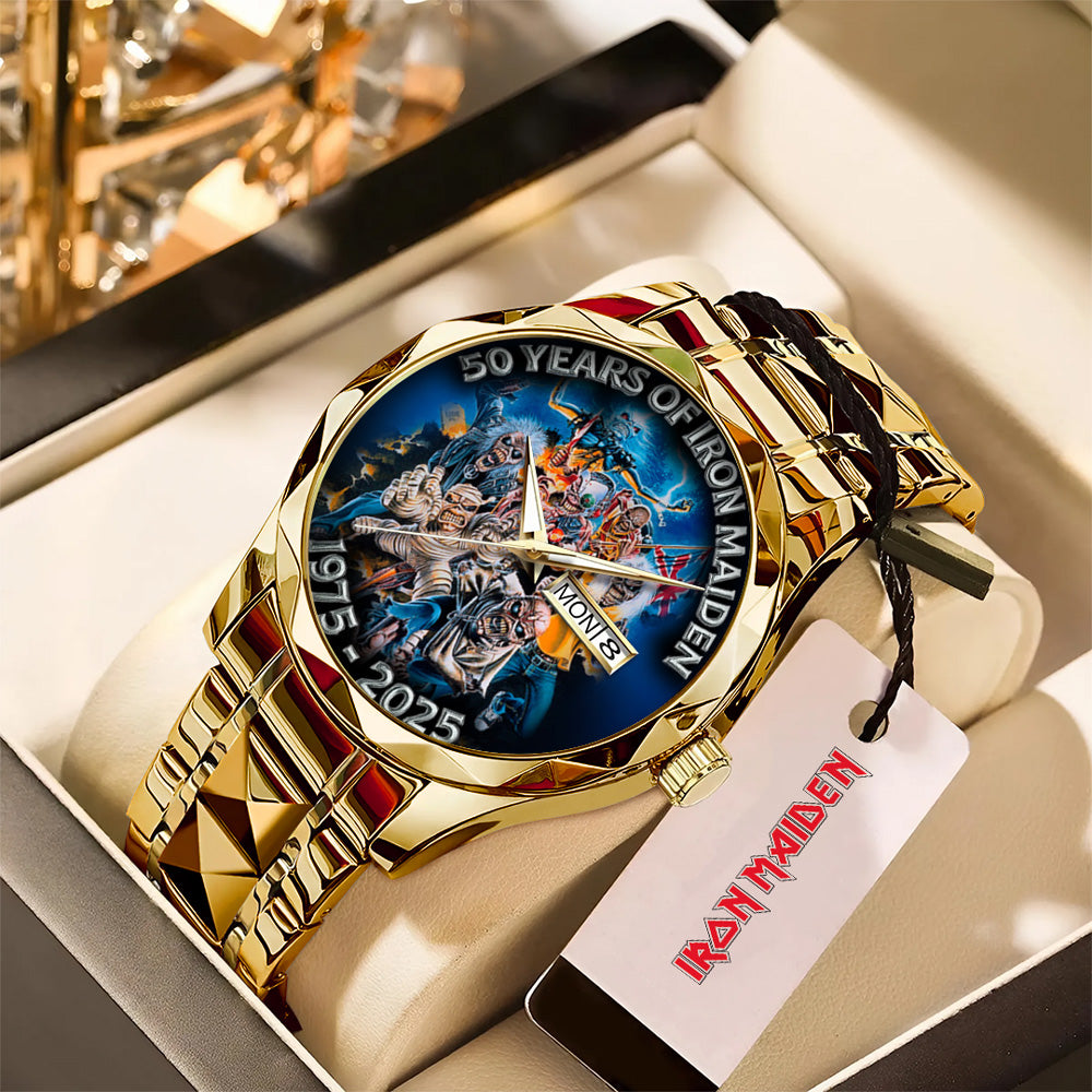 Iron Maiden Alloy Luxury Quartz Watch – TMTHU470