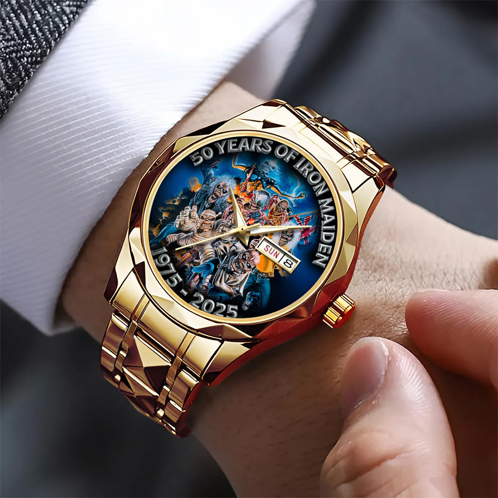 Iron Maiden Alloy Luxury Quartz Watch – TMTHU470