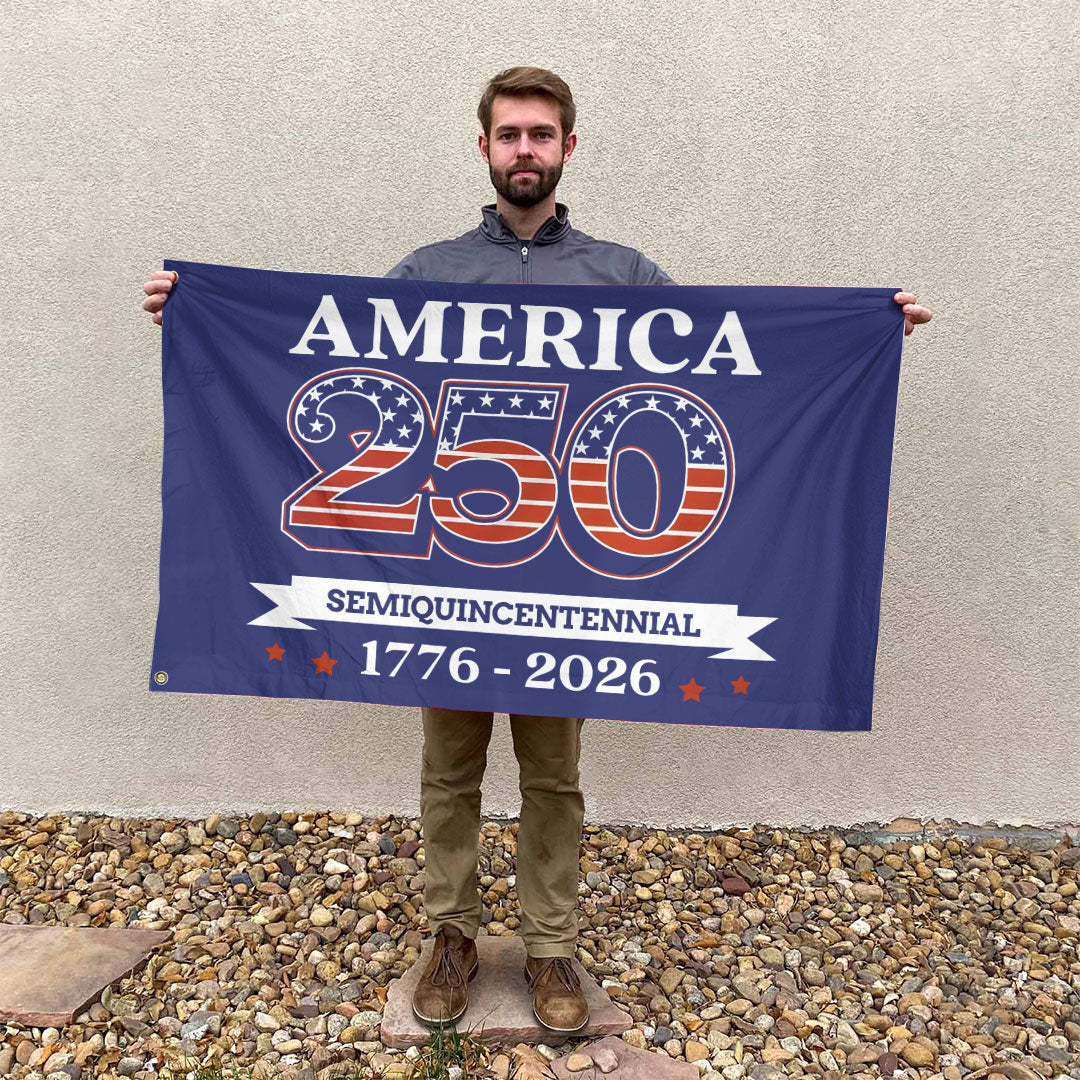 America250 3D Double-side House Flag – TANTN21404