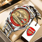 Arsenal FC 140th Anniversary Alloy Luxury Quartz Watch – TANTN20540