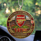Arsenal FC 140th Anniversary Custom shape 2-sided Acrylic Car Ornament – MAITM14149