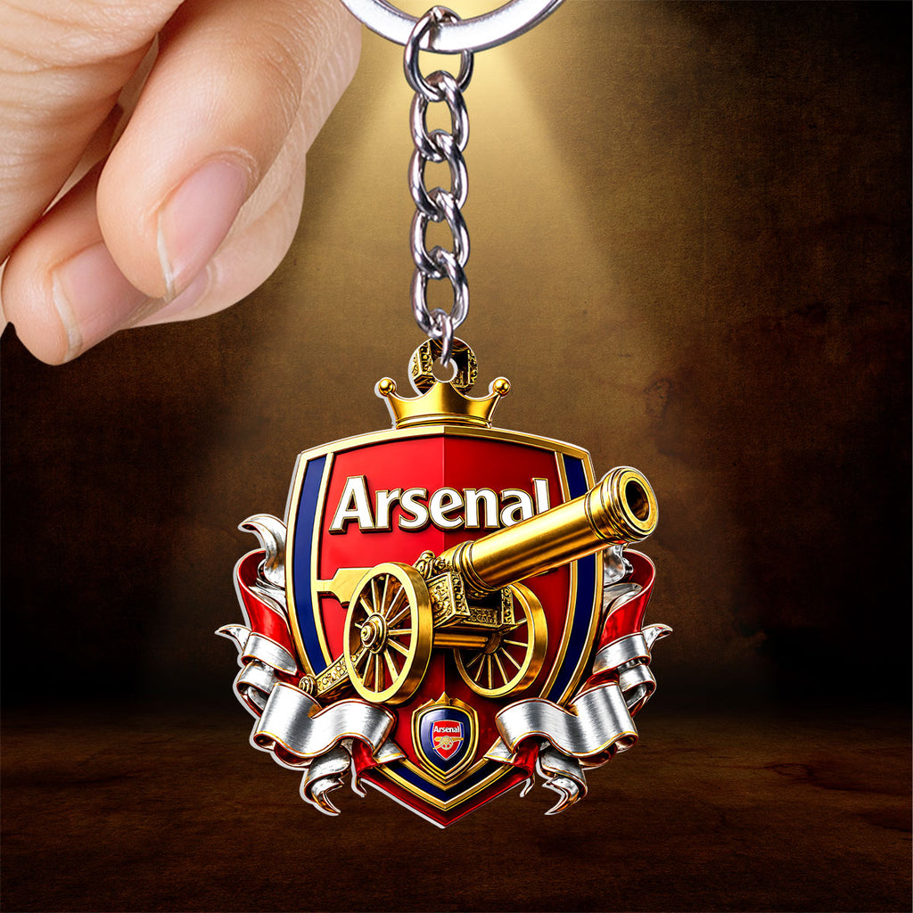 Arsenal FC Custom Shape 2-sided Keychain – HOATT17820