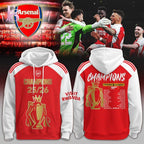 Arsenal 2026 Premier League Champions Hoodie