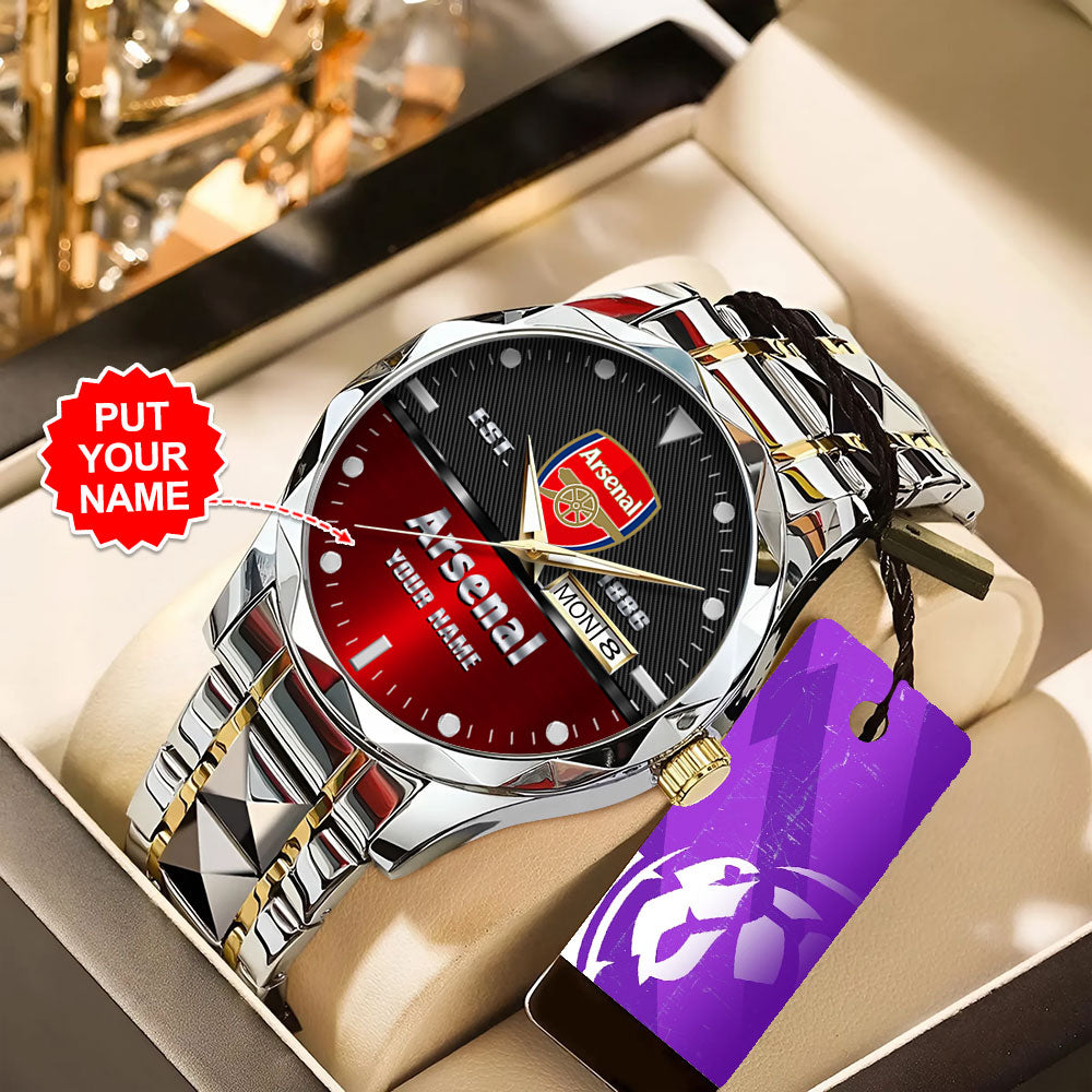 Personalized Arsenal FC Alloy Luxury Quartz Watch – TANTN15461