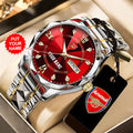 Personalized Arsenal FC Alloy Luxury Quartz Watch – TANTN23599