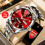 Personalized Arsenal FC Alloy Luxury Quartz Watch – TANTN23599