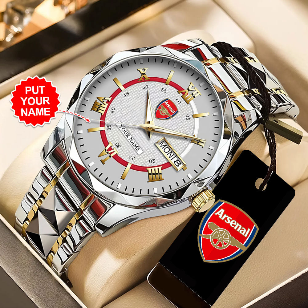 Personalized Arsenal FC Alloy Luxury Quartz Watch – TANTN23603